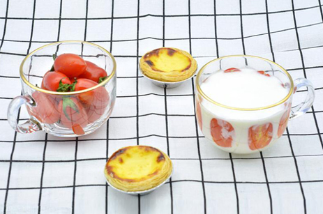 Juego de cena para beber cristalería de color de personalización