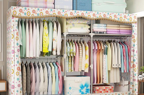 Gran venta de muebles para el hogar de tela de armario