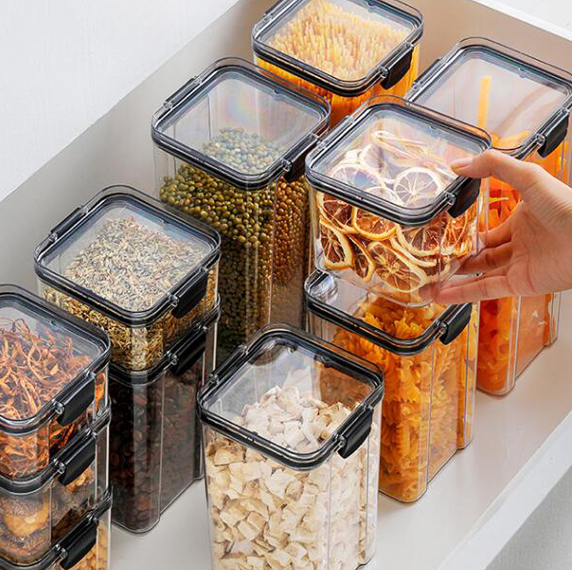 Plastic Reusable Airtight Food Storage Container