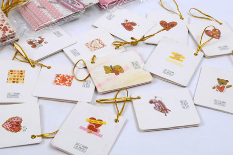 Tarjeta de Acción de Gracias con patrones de animales Mini