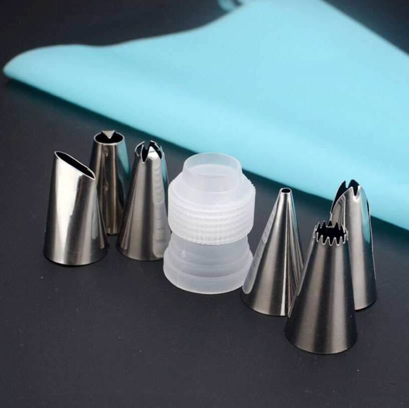 cake decoration mouth 304 stainless steel piping tips set 6