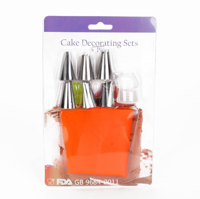 cake decoration mouth 304 stainless steel piping tips set 7