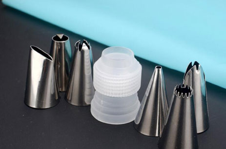 Juego de puntas de tubo de acero inoxidable para Decoración de Pastel 304 boca