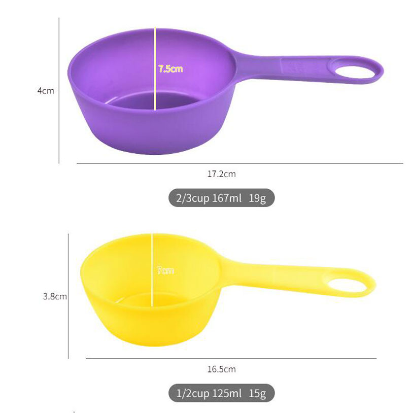 food grade measuring spoon and measuring cup set 7
