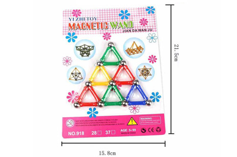 Vara magnética de bricolaje para niños
