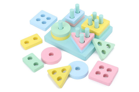 Reloj de madera de la primera infancia sonajero juguete de música