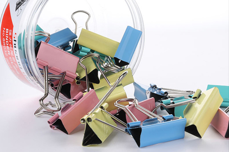 Clip de pico de metal clip de cola largo de color