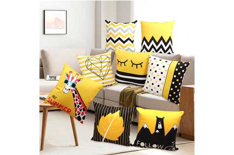 Cojín de sofá de moda de poliéster melocotón 1