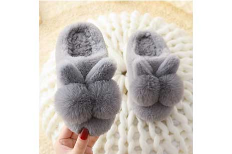 Pantuflas de felpa caliente de dibujos animados para casa de bebé en casa de Invierno 1