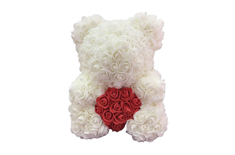 Flor de oso de peluche oso Rosa regalo de San Valentín