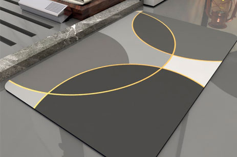 Alfombras de baño de Diatom de secado rápido absorbente