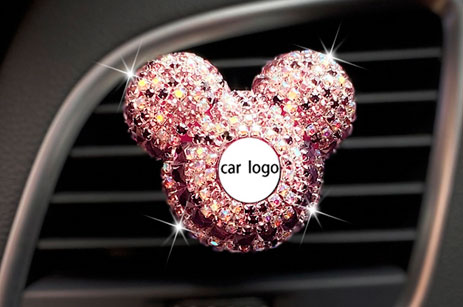 Logotipo personalizado cristal decorar coche fragancia