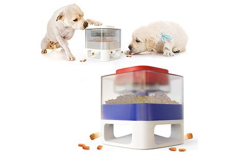 Cuadrado de catapulta de juguete automático para perro