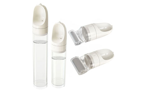 Botella de agua plegable perro viaje al aire libre