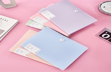 Conjunto de carpeta A4 transparente insertar Carpeta de contrato multicapa