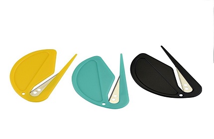 Cuchilla de afeitar de plástico, juego de cuchillas de papel para sobre